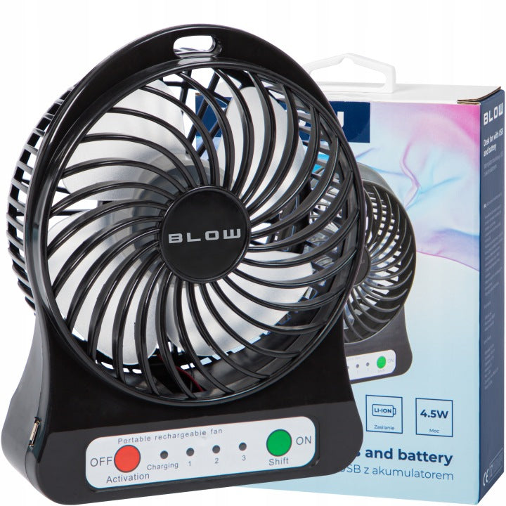 WENTYLATOR BIUROWY USB BLOW 3 TRYBY
